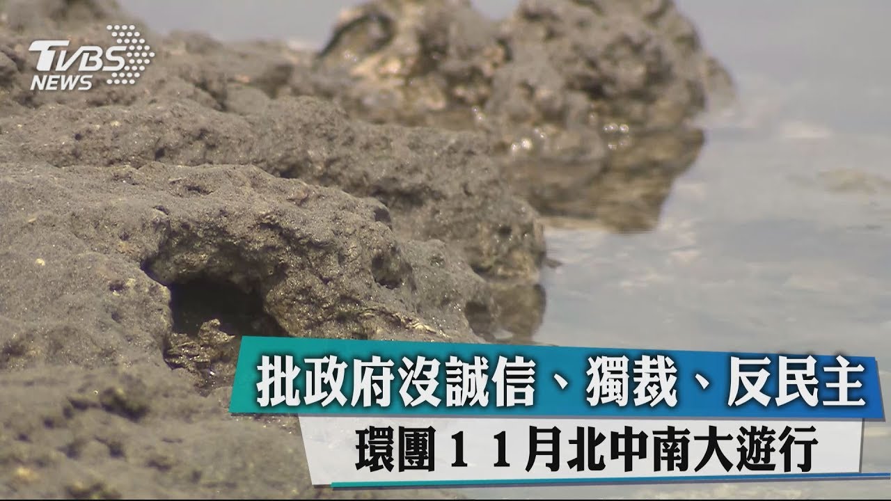 批政府沒誠信、獨裁、反民主 環團11月北中南大遊行