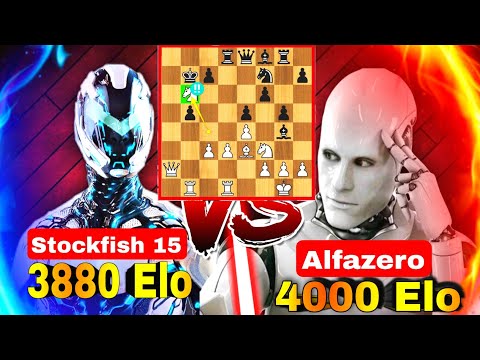 Stockfish 15 Sacrificed 3 Pieces Against Alfazero 4000 Elo | Levy | chessbase | chesscom | chess