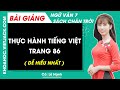 Thực hành tiếng Việt trang 86 Ngữ văn lớp 7 Chân trời sáng tạo