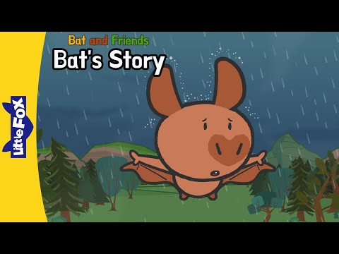 Bat’s Story Compilation | A Timid Bat Finds Friendship | Bat and Friends | Little Fox