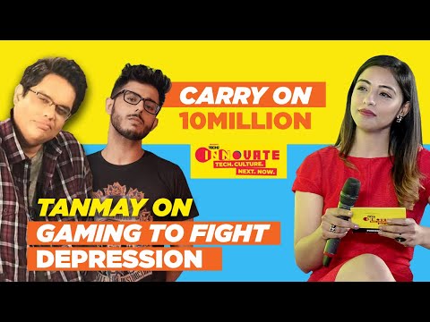 @CarryMinati on 10 million & @Tanmay Bhat on Gaming to fight Depression | Live Interview | Part 1
