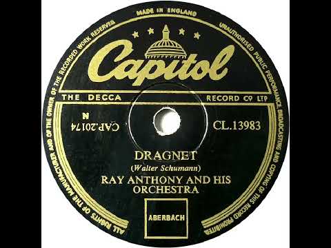UK New Entry 1953 (69) Ray Anthony & His Orchestra - Dragnet