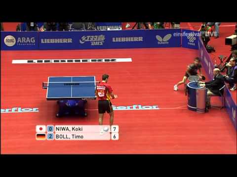 2012 WTTTC: NIWA Koki - BOLL Timo - Set3