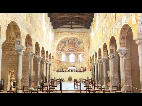 Pomposa Abbey, Codigoro, Ferrara, Emilia-Romagna, Italy, Europe