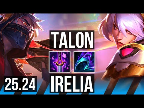 TALON vs IRELIA (MID) | EUW Master | 25.24