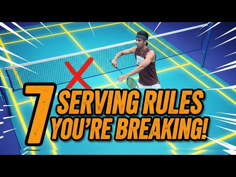 Badminton Service Rules - Updated 2025 .. #badmintonwithajay