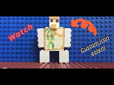 Custom Minecraft iron golem #lego