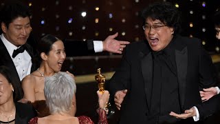 video: Oscars 2020: Parasite sweeps the board to shock and delight Hollywood