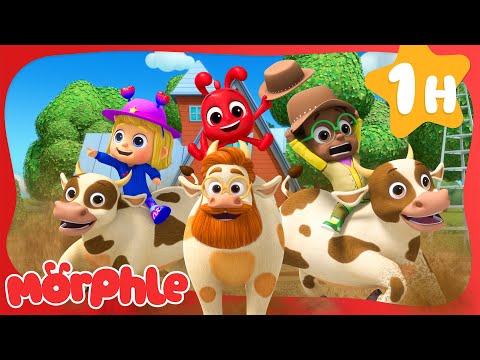 Crazy Cow Rampage! 🐄 | Cartoons for Kids | Fun Animal Videos | Morphle