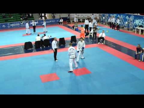 Uroš Rupreht (Slo) v Sergey Strezhnev (Rus) Male -78Kg Sparring Final