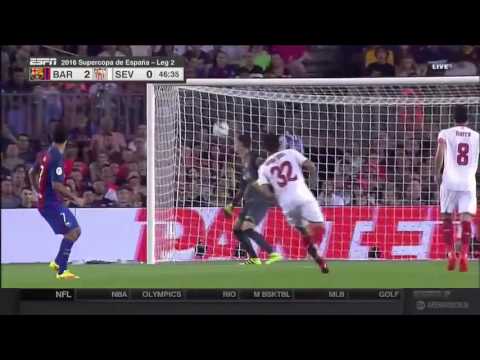 Supercopa de España: FC Barcelona vs Sevilla FC - Extended Highlights [English] [17.08.2016]