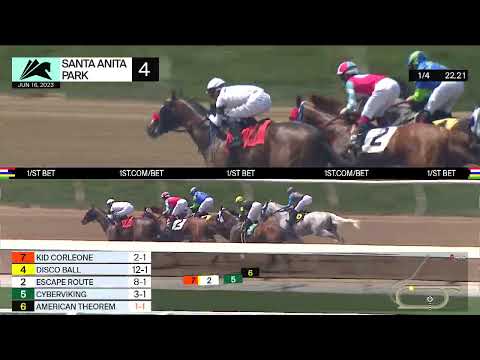 Kid Corleone wins Race 4 on Friday, June 16 at Santa Anita Park