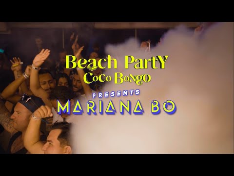 Mariana Bo & Momis Alanis at Beach Party Coco Bongo