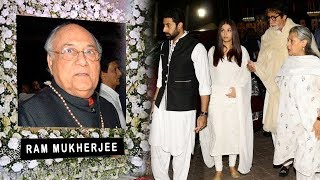 Bachchan Family At Rani Mukerji’s Father Ram Mukerji’s Prayer Meet
