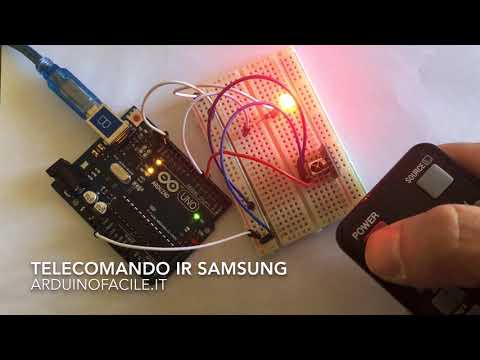 Accendere un LED con un Telecomando della Televisione SAMSUNG - Arduino Facile