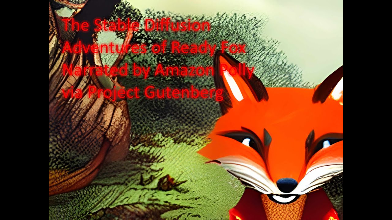The Stable Diffusion Adventures of Ready Fox Narrated by Amazon Polly via Project Gutenberg
