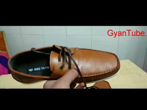 Red tape attractive brown colour shoes full review in hindi