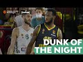 Spalding Dunk of the Night: Donta Hall explodes for a big slam! | Turkish Airlines EuroLeague