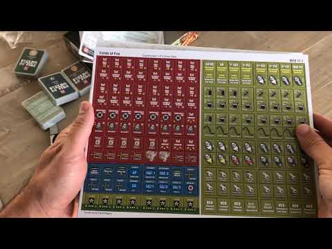 Unboxing - Fields of Fire, Vol 1, 2nd Ed. - by GMT Games