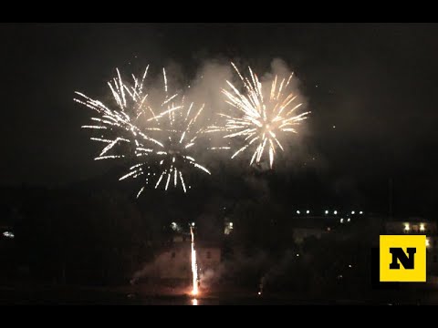 BRIVIO -   FUOCHI D'ARTIFICIO SUL FIUME ADDA