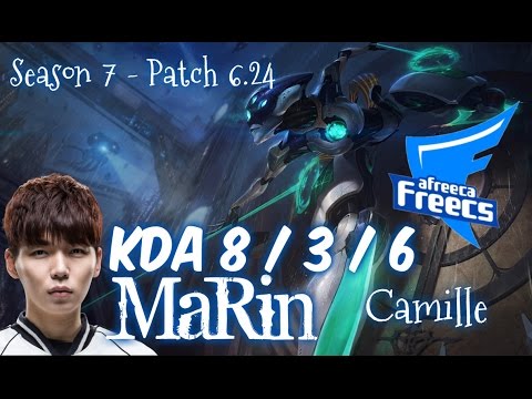 AFs MaRin playing CAMILLE Top - Patch 6.24 KR Ranked