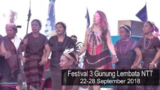 preview picture of video 'Tarian Beku-Pre Event Festival 3 Gunung Lembata Nusa Tenggara Timur'