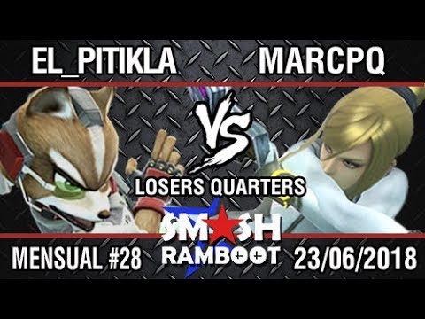 [SmashxRamboot Summer Fest III] El_Pitikla (Fox) Vs. marcpq (Zero Suit Samus) – Losers Quarters