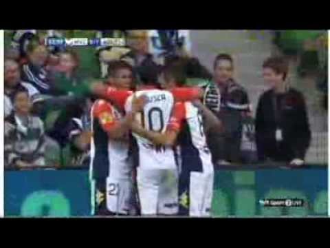 Sergio Cirio Olivares (Adelaide) GOAL!   Adelaide United vs Melbourne Victory: A-League
