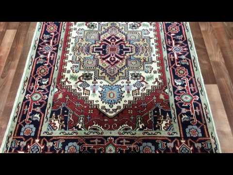 Serapi Oriental Area Rug 4'X5'11- R 1166