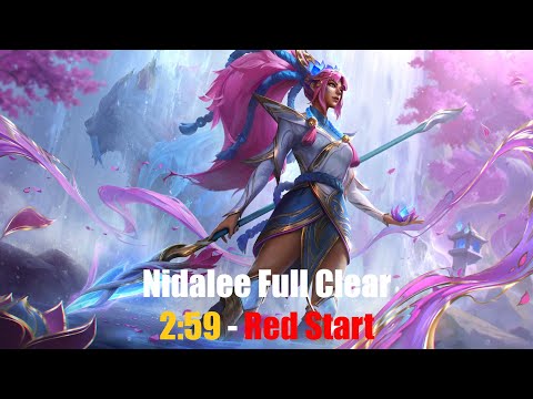 Nidalee Full Clear - 2:59 Red Start World Record - Patch 25.24