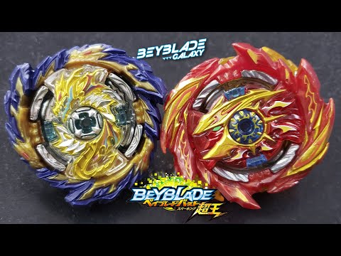 MIRAGE FAFNIR .Nt 2S vs SUPER HYPERION .Xc 1A - Beyblade Burst