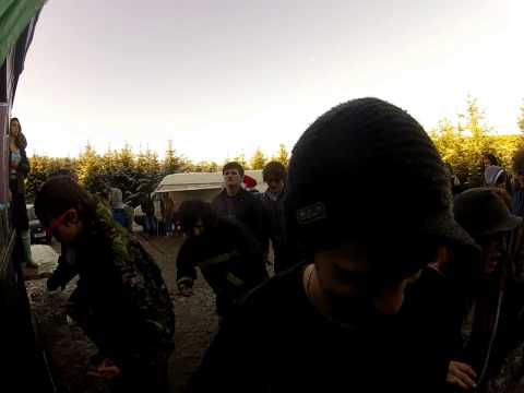 early snow party tsunami and gridlock link up rave , free party