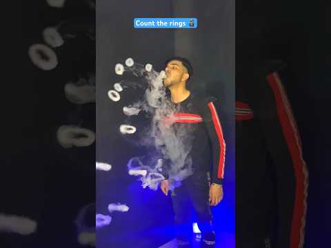 Count the rings 🪐 hookah bar vape tricks by bgod #shorts #viral #trending #tiktok