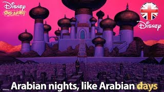 DISNEY SING-ALONGS | Arabian Nights - Aladdin Lyric Video | Official Disney UK
