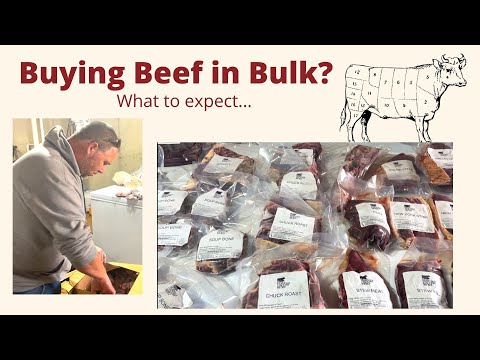 Buying beef in bulk, what to expect.