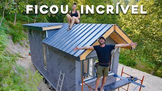 Terminamos o Telhado da Nossa Casinha (a parte mais bonita da casinha até agora!)