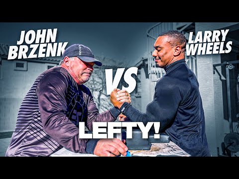 The GOAT John Brzenk vs Larry Wheels LEFTY!