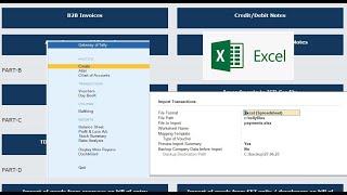 import purchase data from gstr2a to tallyprime 4 through excel