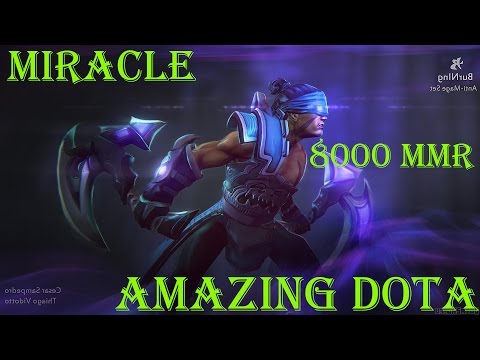 AmazingDota Miracle Anti Mage 8000MMR RankedMatchGameplay