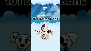 Disney Emoji Blitz - 101 Dalmatians Emojis at Max Levels
