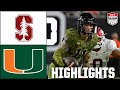 Stanford Cardinal Vs Miami Hurricanes Full Game Highlights ESPN College Football