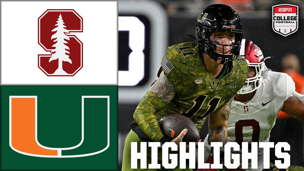 Stanford Cardinal vs. Miami Hurricanes | Full Game Highlights | ESPN College Football