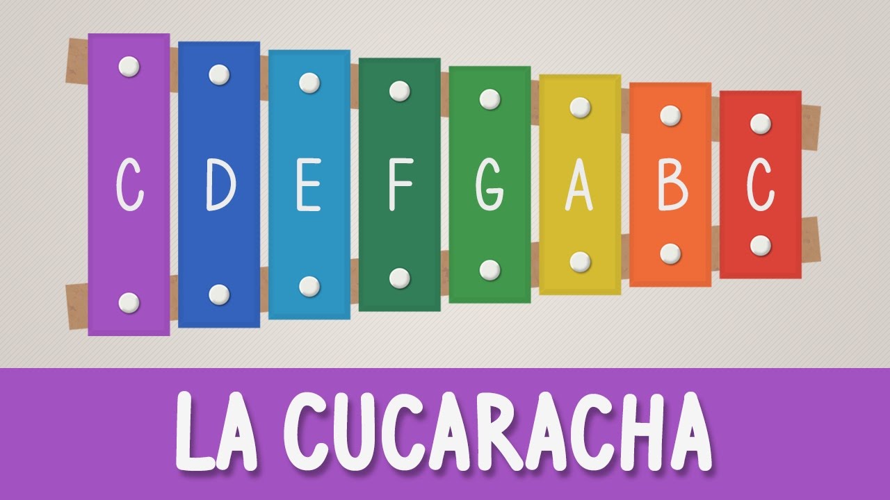 How to play La Cucaracha on a Xylophone - Easy Songs - Tutorial