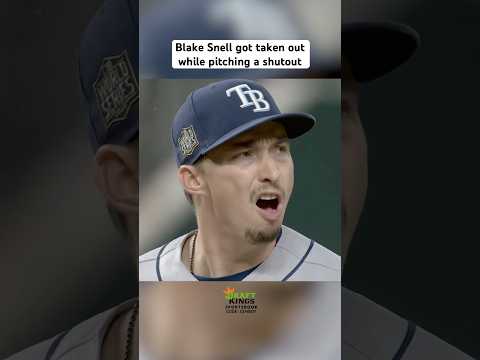 Blake Snell was removed from a World Series game while pitching a shutout, a breakdown