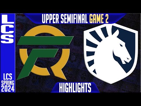 FLY vs TL Highlights Game 2 | LCS Spring 2024 Playoffs Semi-final | FlyQuest vs Team Liquid G2
