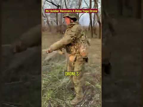 Russian Soldier Recovers A Baba Yaga Drone!