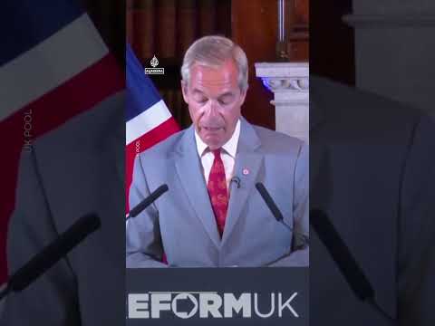 Nigel Farage vows to deport foreign criminals from UK prisons