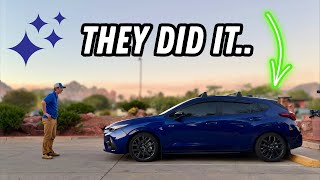 the new sti just shocked the car world