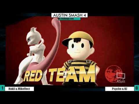ATX Weekly #102- MikEffect&Hakii (Mewtwo&Ness) Vs Psyche&KJ (Robin&Cloud)