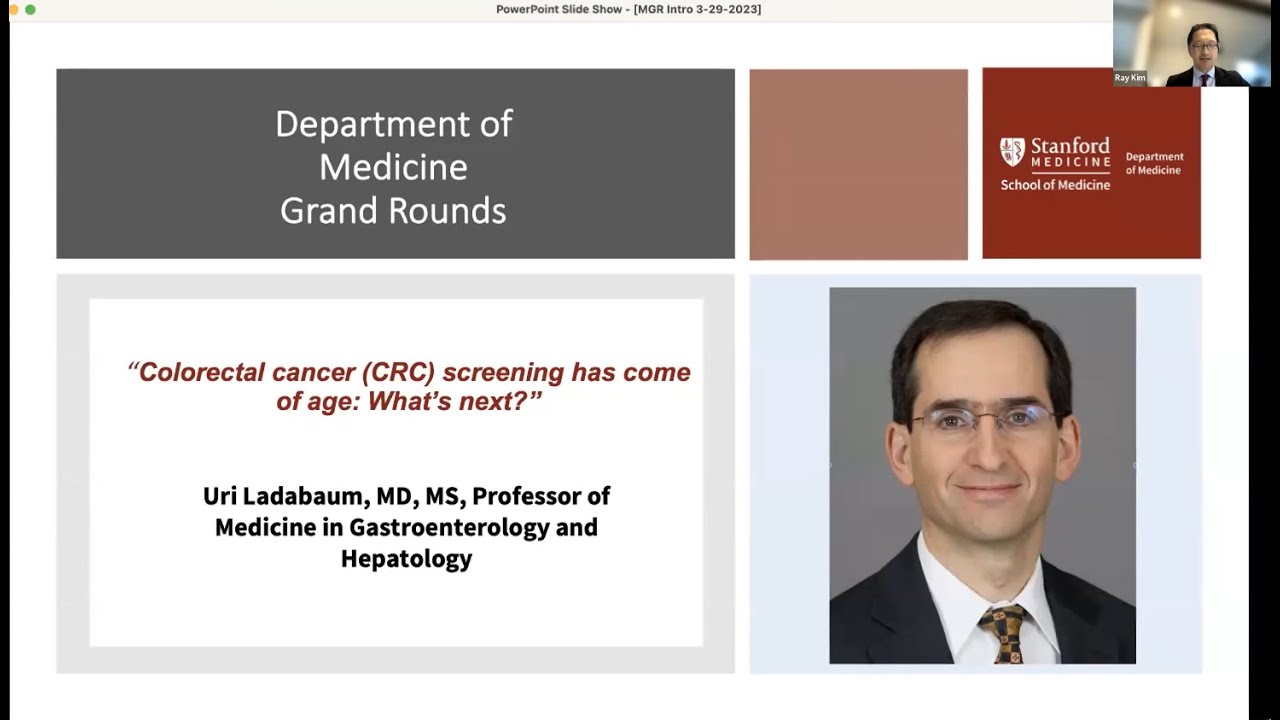 Colorectal cancer CRC screening has come of age | DoM Grand Rounds | 29 March 2023